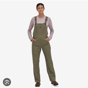 Patagonia Women's All Seasons Hemp Canvas Bib Overalls Size Small WornWear